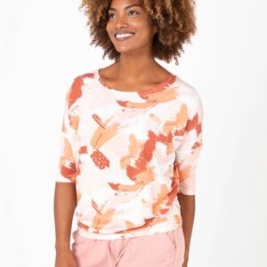 Classic Dolman Tunic Abstract Brush